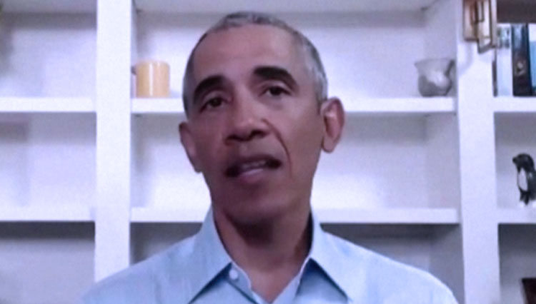 Barack Obama (screenshot zoom BBC)