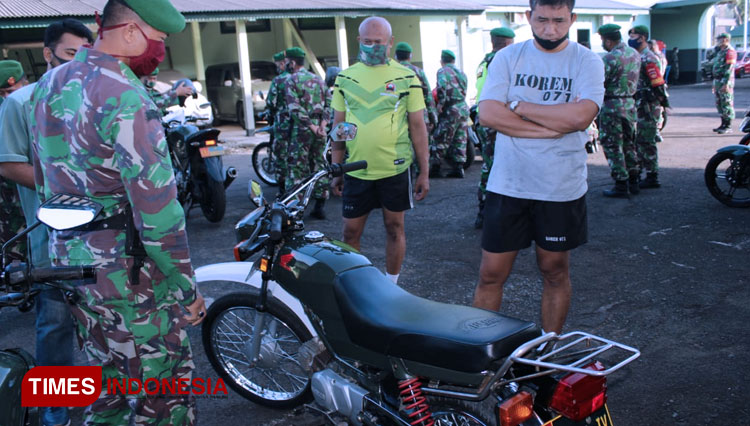 Motor Win yang jadi sorotan itu seakan primadona kendaraan-kendaraan dinas anggota Kodim 0702 Purbalingga. (FOTO: Pendim Cilacap for TIMES Indonesia)