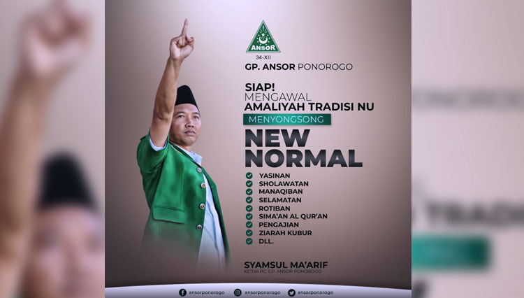 Syamsul Ma'arif Ketua PC GP Ansor Ponorogo. (Foto: Evita Mukharomah/TIMES Indonesia)