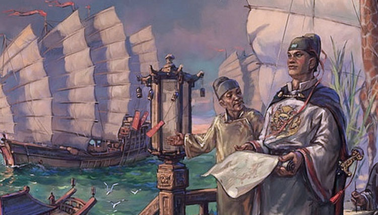 Ilustrasi sosok Laksamana Cheng Ho. (Foto: boombastis.com)
