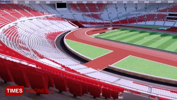 Stadion Utama Gelora Bung Karno (SUGBK). (foto: Dokumen/TIMES Indonesia)