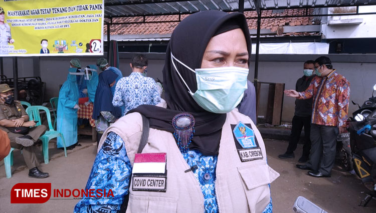 Kepala Dinas Kesehatan Kabupaten Cirebon, Enny Suhaeni (Foto: Devteo MP/TIMES Indonesia)
