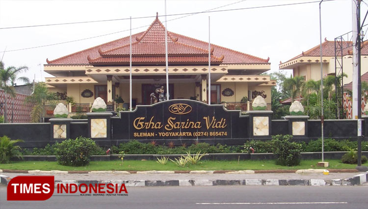 Suasana gedung PT Cipta Sarina Vidi atau Grha Sarina Vidi Yogyakarta di Jalan Magelang, Sleman, DIY. (FOTO: GSV for TIMES Indonesia)