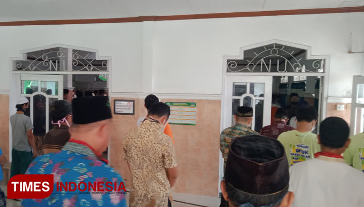 Jamaah Shalat Jumat di Masjid Jami Baitussalam, Dusun Tambangan, Desa Wringinharjo Kecamatan Gandrungmangu Kabupaten Cilacap. (Foto: Hermawan Septianto / TIMES Indonesia)