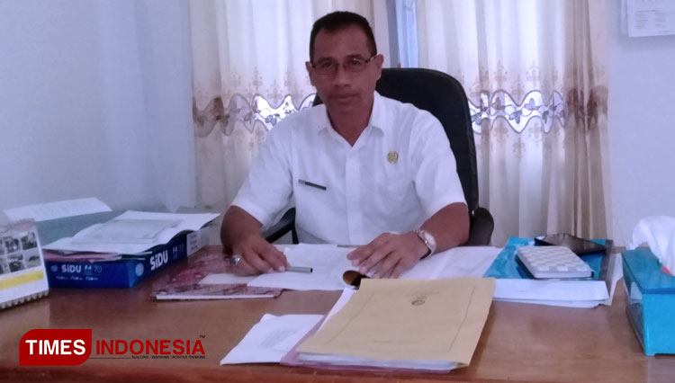 Plt. Kepala Dinas Pertanian dan Pangan Kabupaten Sumba Timur NTT, Oktavianus Mbaku Muku, SP, M.Si. (FOTO: Habibudin/TIMES Indonesia)