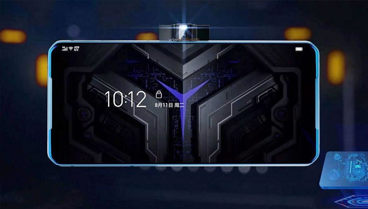 Tampilan ponsel gaming Lenovo Legion. (FOTO: Weibo)