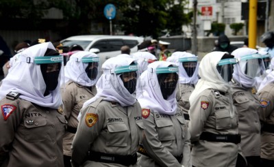 Amankan Aksi Massa, Begini yang Dilakukan Polresta Malang Kota