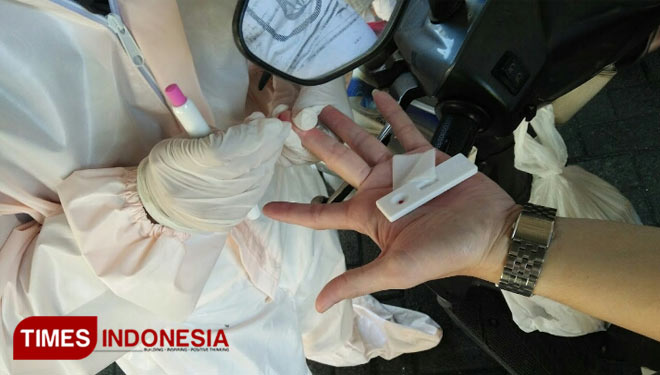Ilustrasi - Proses Rapid Test (FOTO: Dokumen TIMES Indonesia)