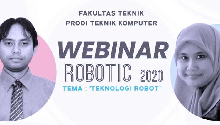 Pamflet Webinar tema Teknologi Robot. (Foto: Dok. UM Surabaya)