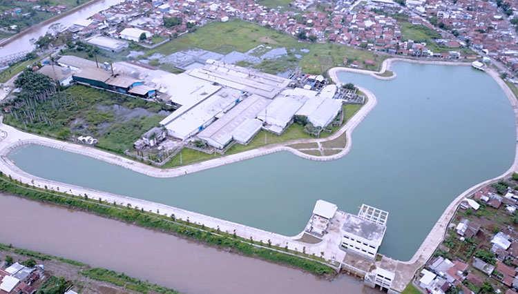 Kementerian PUPR RI terus mendukung Program Citarum Harum melalui pembangunan sejumlah infrastruktur dalam rangka pengendalian pencemaran dan kerusakan Daerah Aliran Sungai (DAS) Citarum (Foto: Biro Komunikasi Publik Kementerian PUPR RI)