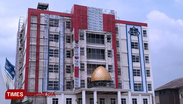 Bangunan Kampus UMC Yang Tidak Berizin (Foto: Devteo MP/TIMES Indonesia)
