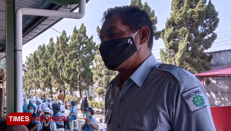 M Tjanu Humas PT DMA Mitra Sampoerna Madiun. (Foto : Gerry Setiawan/TIMESIndonesia)