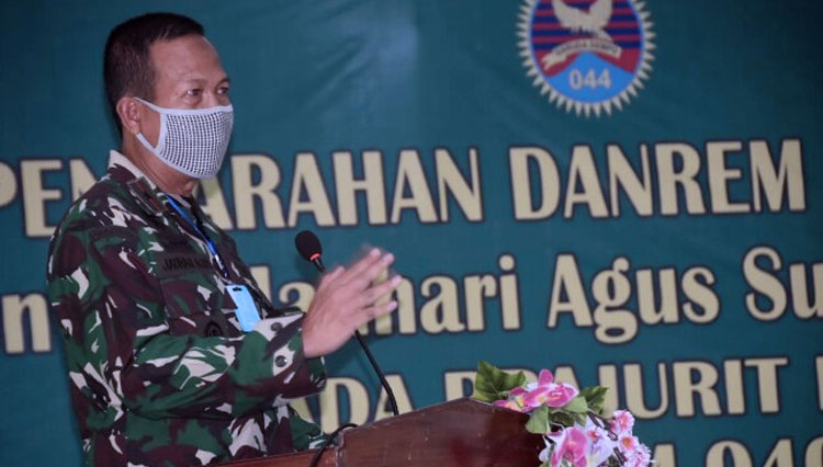 Danrem 044 Gapo: Prajurit Dan Keluarga TNI Dilarang Sebarkan Hoaks ...