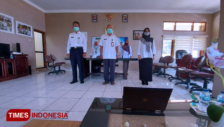 Upacara Peringatan Hari Krida Pertanian. (FOTO: AJP/TIMES Indonesia)