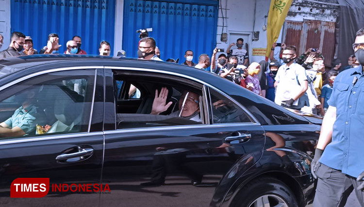Kunjungi Banyuwangi, Presiden RI Jokowi Blusukan di Pasar Pelayanan Publik