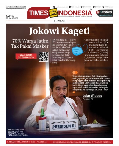 Edisi Sabtu, 27 Juni 2020: E-Koran, Bacaan Positif Masyarakat 5.0	