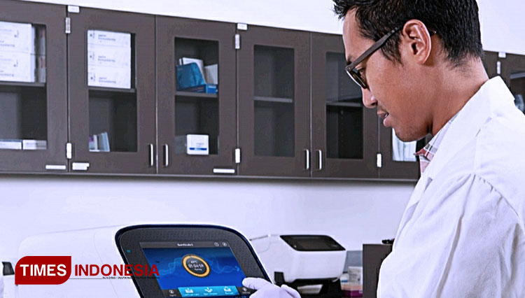 Alat real time PCR dari Kemendikbud. (Foto: Humas Unusa for TIMES Indonesia)
