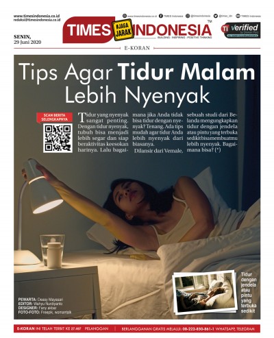 Edisi Senin, 29 Juni 2020: E-Koran, Bacaan Positif Masyarakat 5.0	