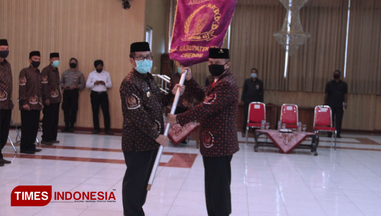 Pelantikan Bupati Cirebon Menjadi Ketua DHC Badan Pembudayaan Kejuangan 45 (Foto: Devteo MP/TIMES Indonesia)