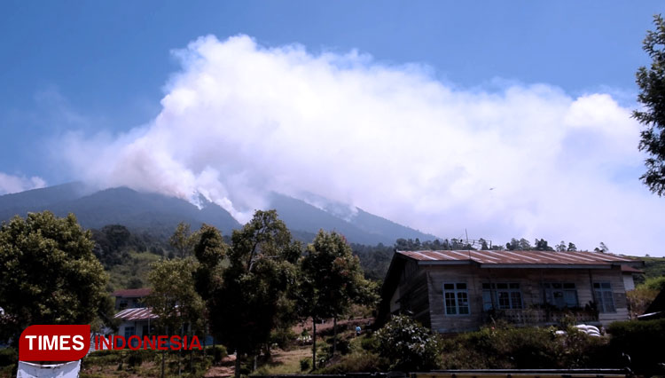 Gunung Api Dempo Pagaralam (Foto: Asnadi/ TIMES Indonesia)