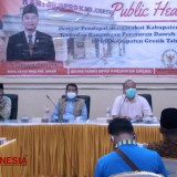 Publik Hearing di Sidayu, Dokter Alif Diwaduli Masalah Covid-19