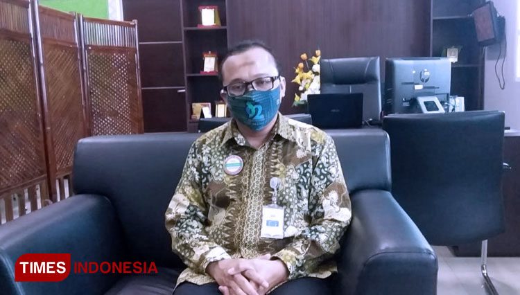 Kepala Kantor BPJS Kesehatan Cabang Jember Antokalina Sari Verdiana. (FOTO: Anggun LS/AJP TIMES Indonesia)