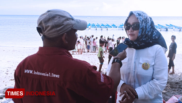 Kepala Dinas Kelautan dan Perikanan (DKP) Kabupaten Pulau Morotai, Suriani Antarani, SE. (FOTO: Abdul H Husain/TIMES Indonesia)