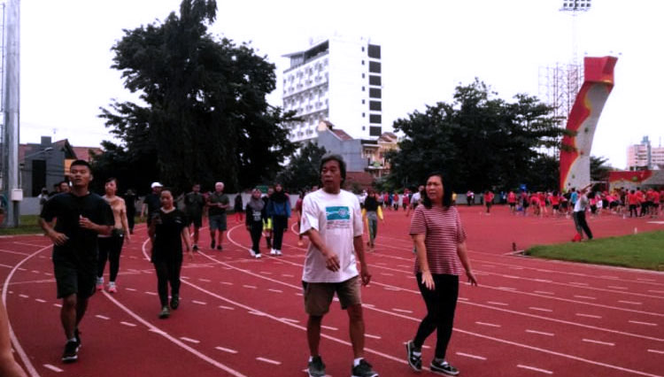 GOR Tri Lomba Juang, salah satu fasilitas olahraga di Semarang. (Foto: Merdeka)