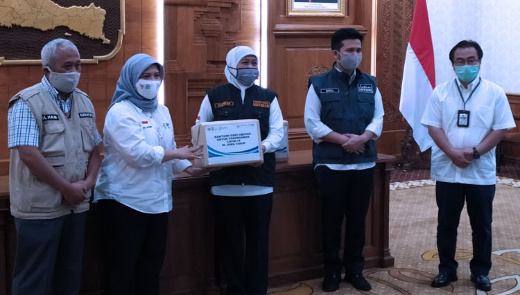Pemprov Jatim Terima Bantuan 100 Ribu Avigan dari PIHC