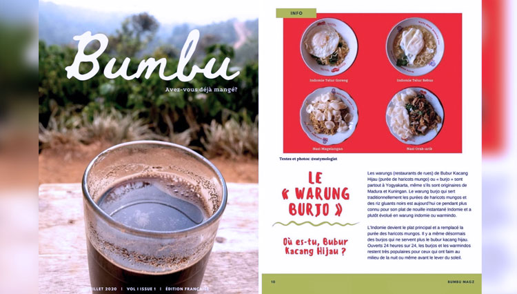 Bumbu, The First Indonesian e-Magazine in French