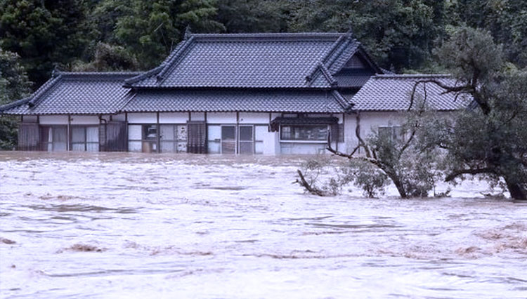 Banjir di Kumamoto, Jepang (FOTO: AFP)