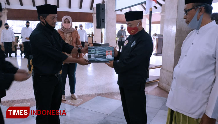 Cabup Petahana Sanusi saat kegiatan bersama Pagar Nusa. (Foto : Humas Sandi for TIMES Indonesia)