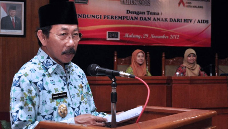 Wakil Wali Kota Malang dua periode tahun 2003-2008 / 2008-2013 Bambang Priyo Utomo. (FOTO: UMM.ac.id)