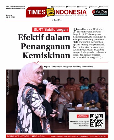 Edisi Senin, 6 Juli 2020: E-Koran, Bacaan Positif Masyarakat 5.0 