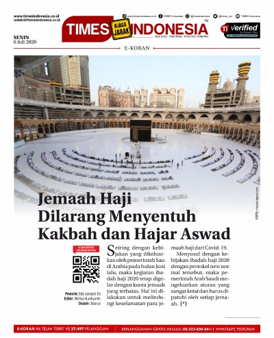 Edisi Senin, 6 Juli 2020: E-Koran, Bacaan Positif Masyarakat 5.0 