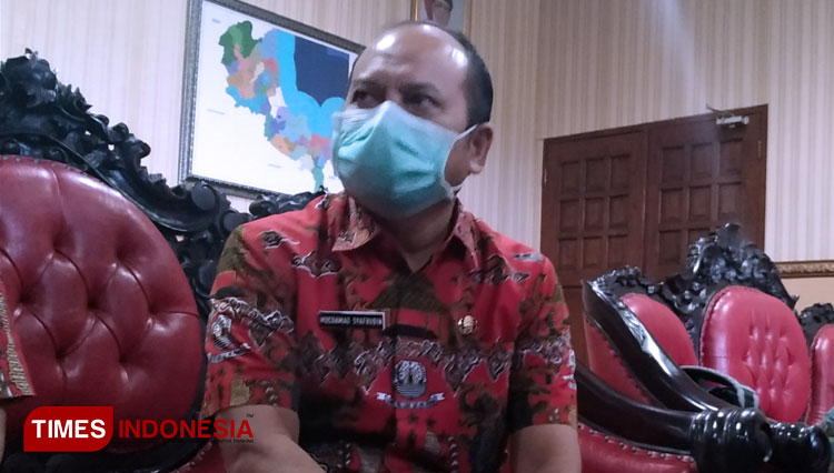 Kepala Dinas Kependudukan dan Pencatatan Sipil Kabupaten Cirebon, M Syafrudin. (Foto: Devteo MP/TIMES Indonesia)