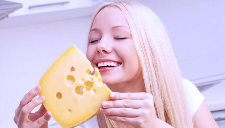 ILLUSTRATION – Eating cheese. (PHOTO: Shoredental)Wednesday, July 8, 2020