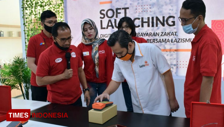 Suasana Soft Launching Pembayaran Zakat, Infak dan Sedekah Digital oleh Lazismu dan PCS Indonesia Gelar. (FOTO: Lazismu for TIMES Indonesia)