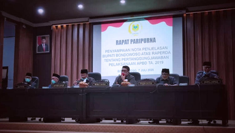 Rapat Paripurna di DPRD Kabupaten Bondowoso (FOTO: Dokumen TIMES Indonesia)