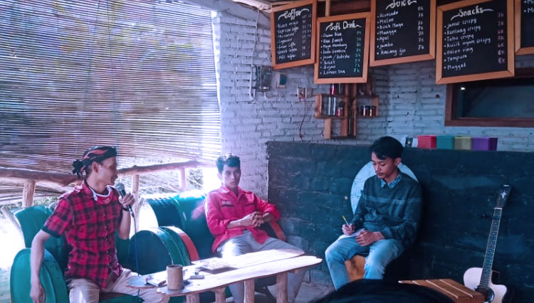 Diskusi Ketahanan Pangan digelar Gerakan Mahasiswa Nasional Indonesia atau GMNI Al Qolam bersama Komisi I DPRD Kabupaten Malang. (Foto: GMNI)
