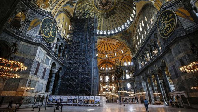 Hagia Sophia Turki. (Foto: AP/Emrah Gurel)