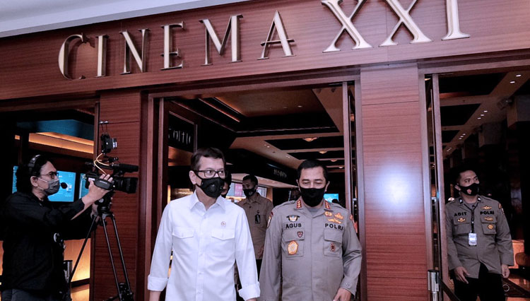 Menteri Pariwisata Pastikan Penerapan Protokol Kesehatan di Bioskop Berjalan Baik