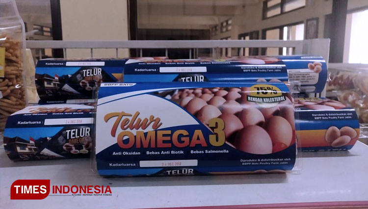 Penampilan kemasan Omega3 produk BBPP-BATU (FOTO: AJP/TIMES Indonesia)