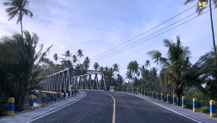 Dukungan Kementerian PUPR RI untuk KSPN unggulan, salah satunya dilakukan dengan meningkatkan konektivitas menuju 5 KSPN tersebut. (FOTO: Biro Komunikasi Publik Kementerian PUPR RI)