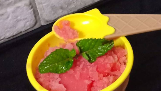 Watermelon sorbet (PHOTO: cookpad.com)Monday, July 13, 2020