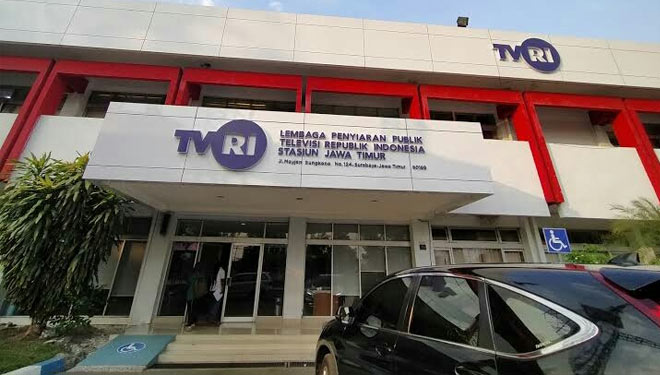 Kantor TVRI Jatim di Surabaya tampak depan. (Foto: Google Maps) 