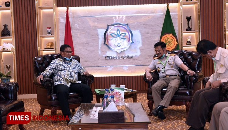 Temui Mentan RI, Wabup Talaud Siap Tingkatkan Ketahanan Pangan Nasional