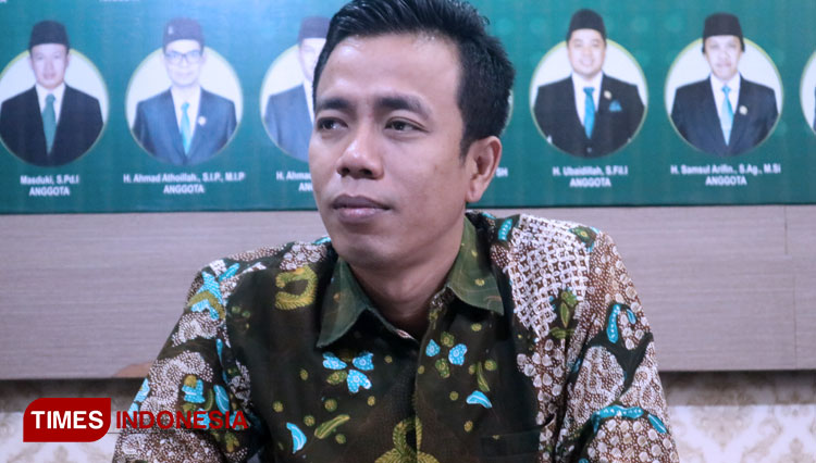 Ketua Fraksi PKB DPRD Jatim Dapil Tuban-Bojonegoro, Fauzan Fuadi, Kamis (16/7/2020).(Foto : Lely Yuana/TIMES Indonesia) 