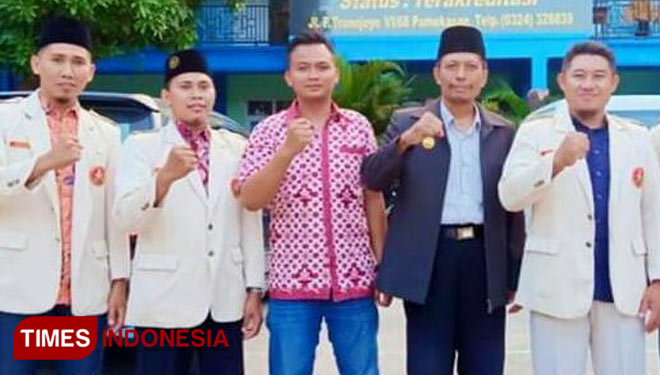 Pengurus pimpinan daerah Pemuda Muhammadiyah Pamekasan. (Foto: Akhmad Syafi'i/TIMES Indonesia)