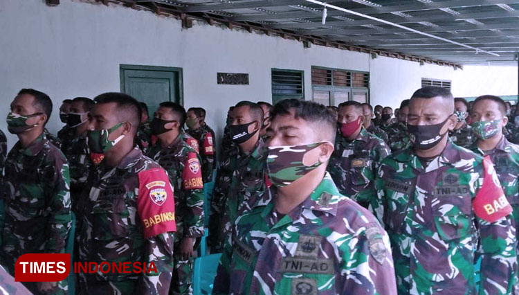 Tingkatkan Profesionalisme, Dandim 1601 Sumba Timur Beri Arahan Prajurit TNI